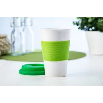 kubek z elementami silikonu Soft Touch