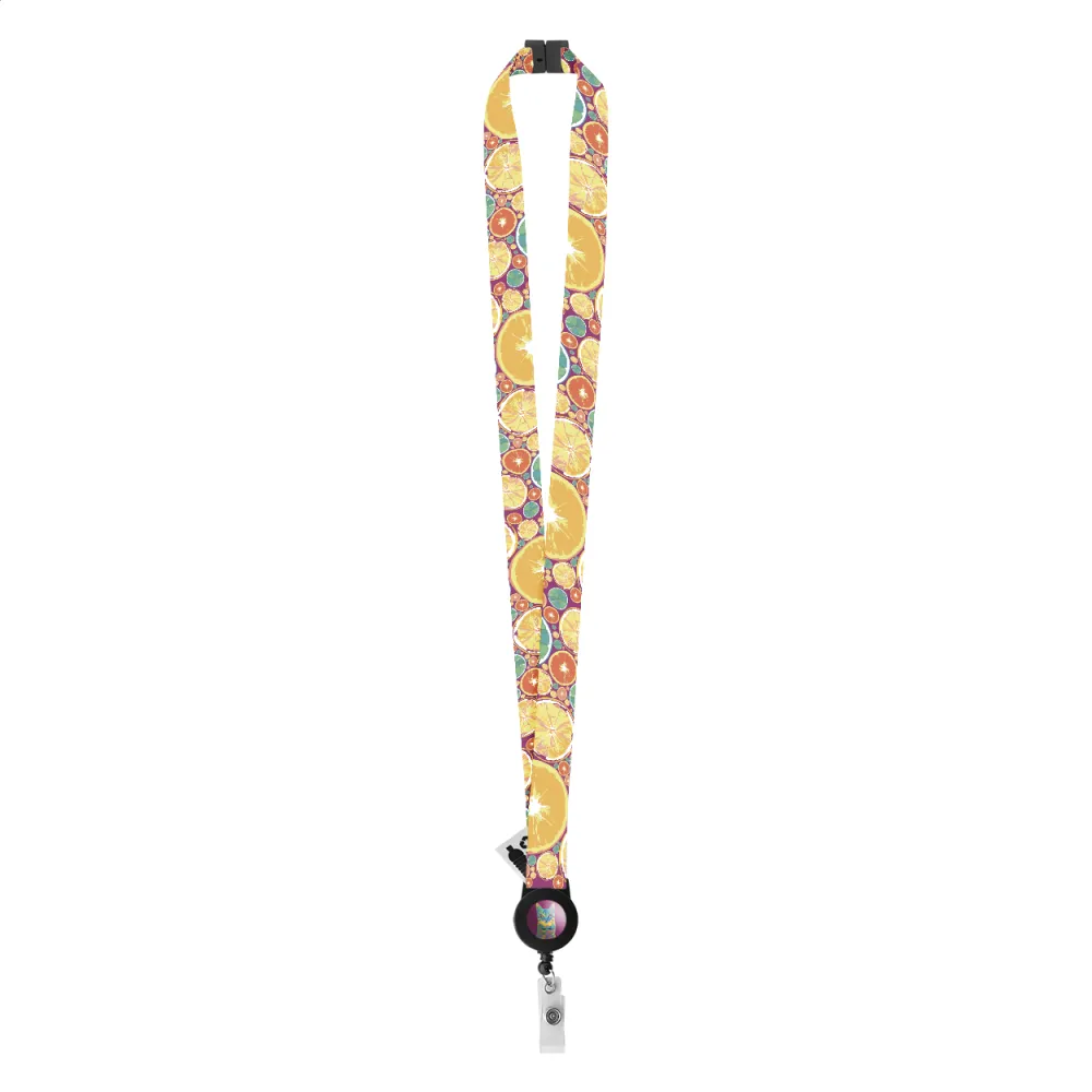 personalizowana smycz sublimacyjna Subyard YoYo A Safe RPET