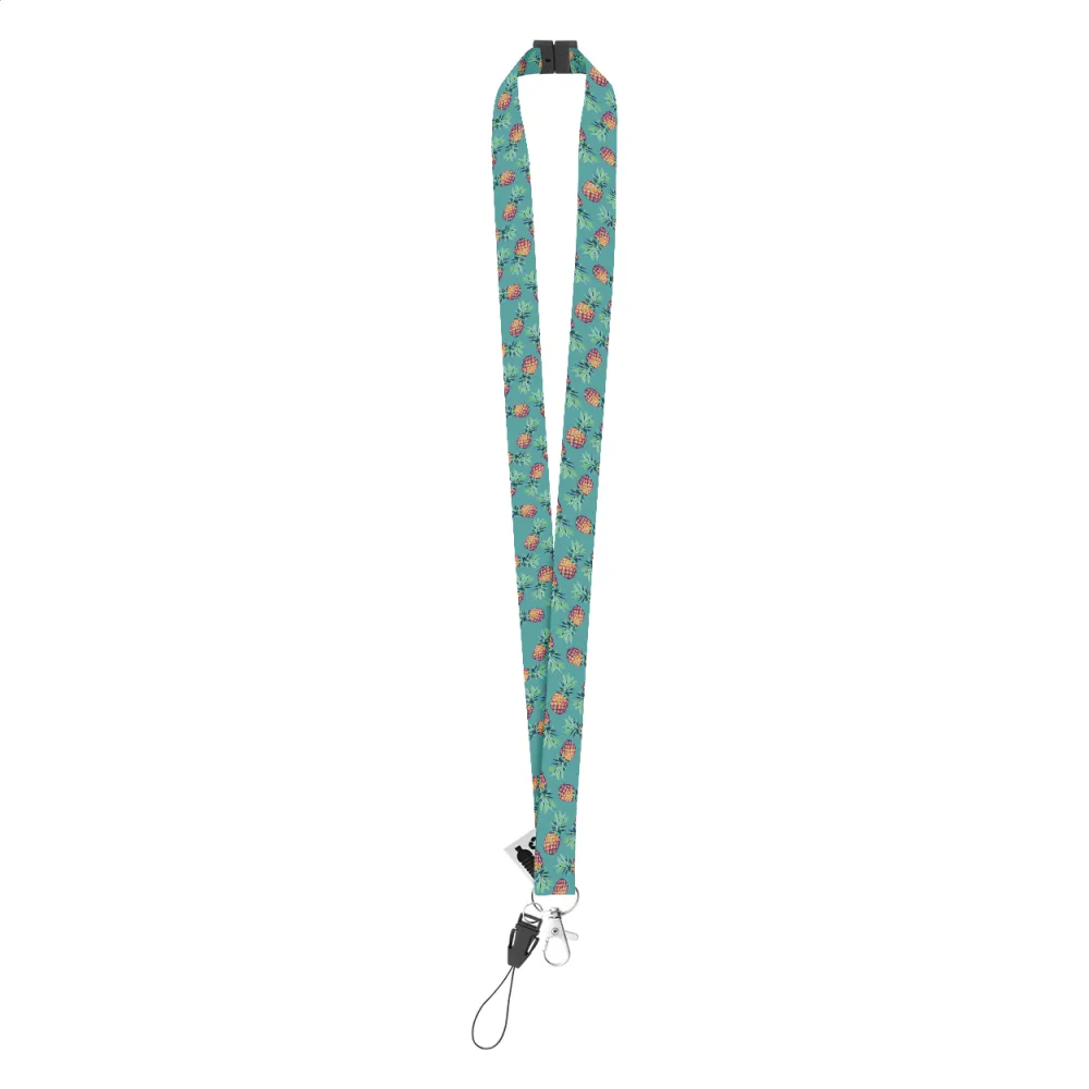 personalizowana smycz sublimacyjna Subyard B Safe RPET