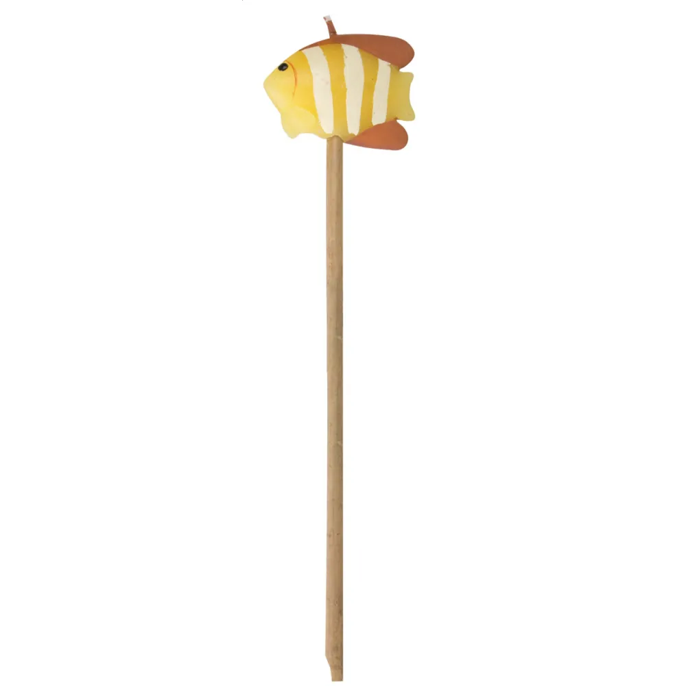 świeczka na bambusie Fish