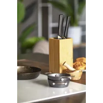 bambusowy blok na noże Santoku