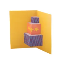 karta świąteczna 3D Dimensions