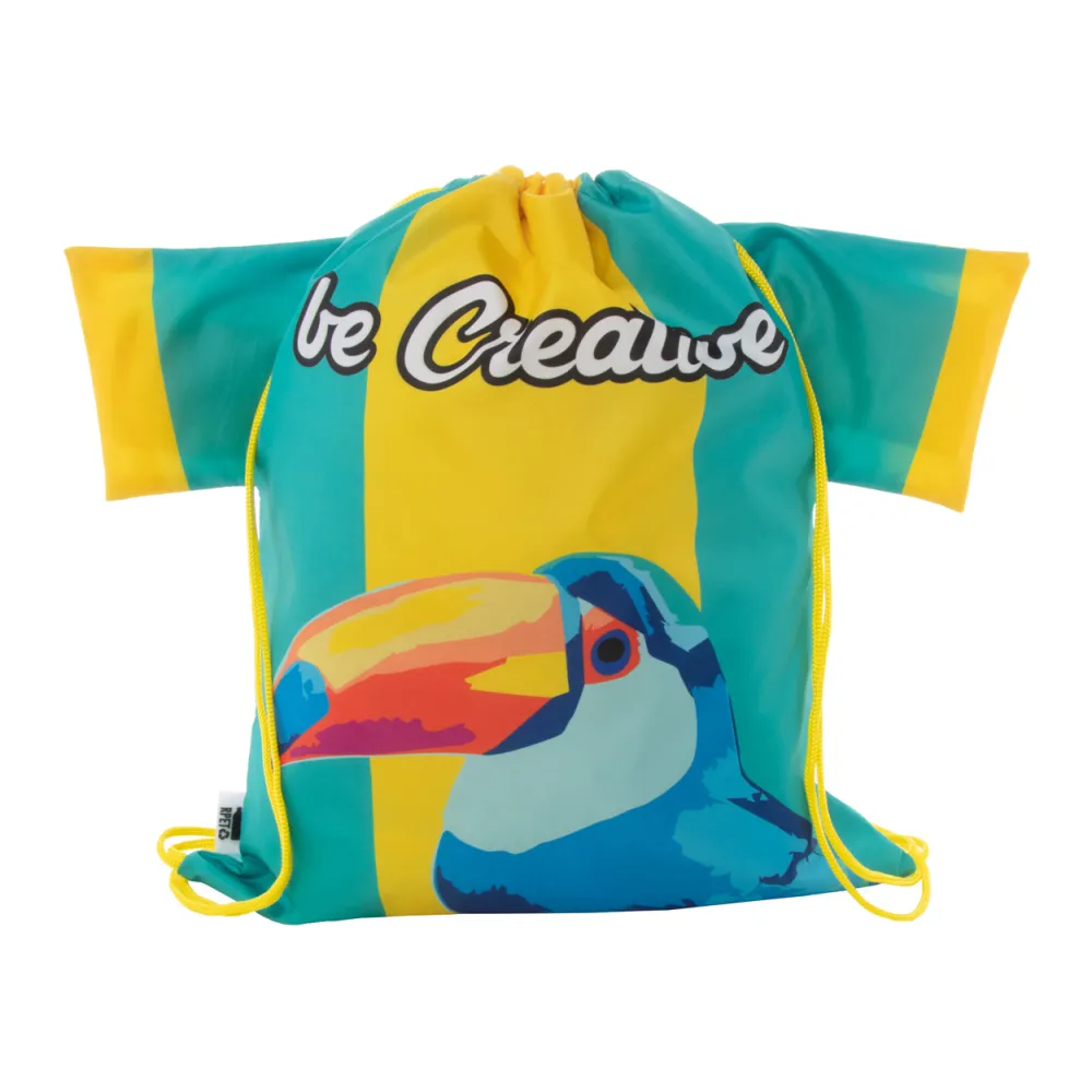 personalizowany worek ze sznurkami CreaDraw T RPET