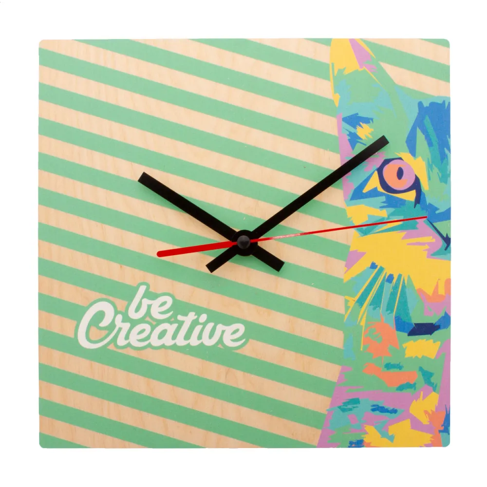 personalizowany zegar ścienny BeTime Wood B