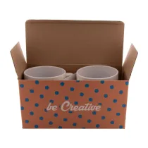personalizowane pudełko na dwa kubki CreaBox Mug Double
