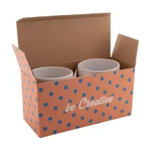 personalizowane pudełko na dwa kubki CreaBox Mug Double