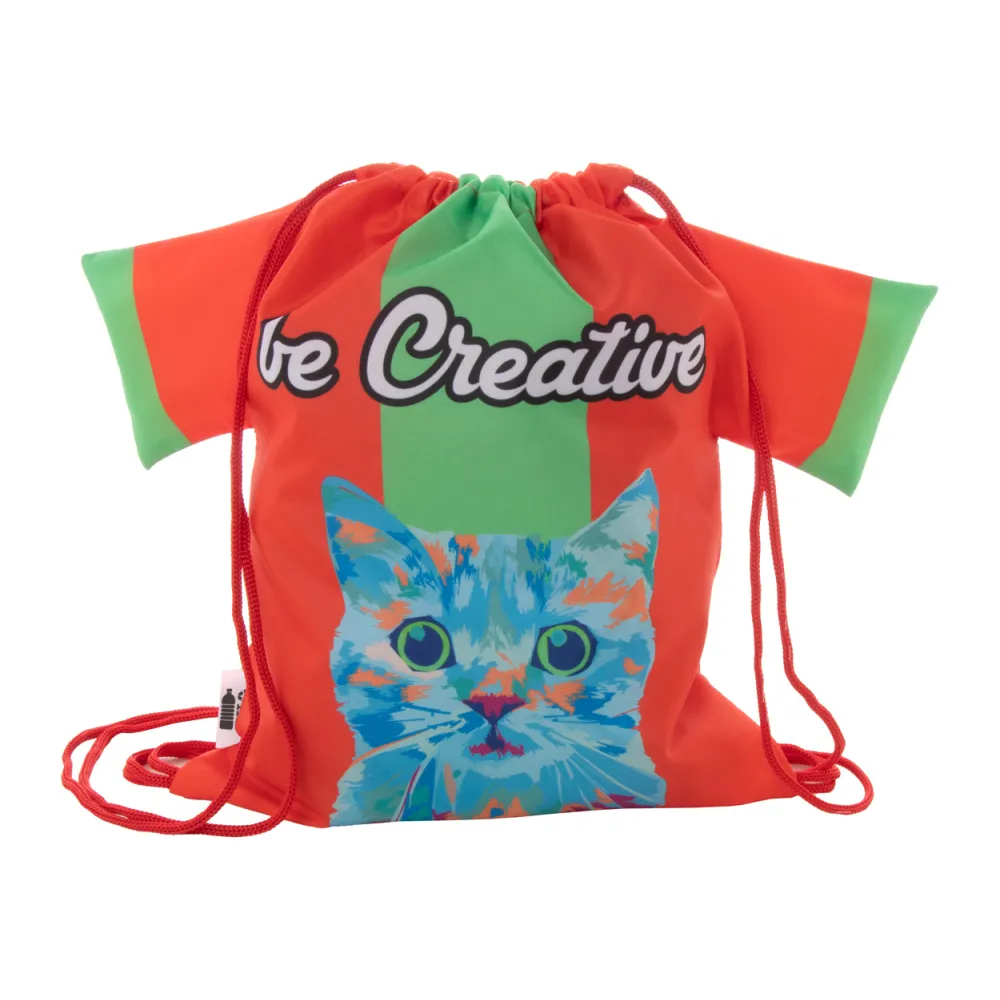 personalizowany worek ze sznurkami dla dzieci CreaDraw T Kids RPET