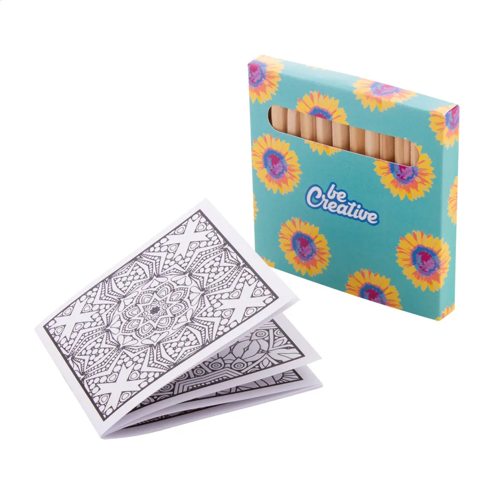 personalizowany zestaw do kolorowania / mandala Coloxil 12