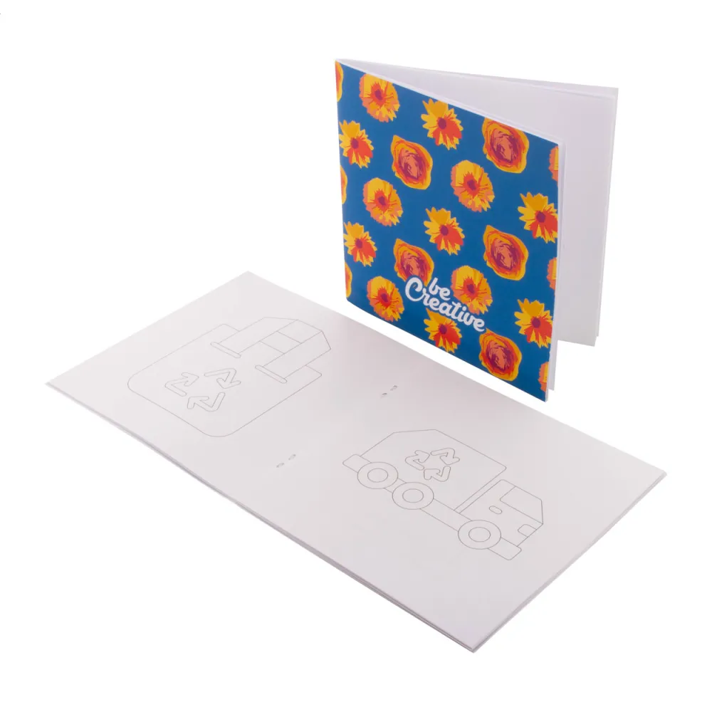 personalizowany zestaw do kolorowania / kredki / ochrona środowiska ColoBook