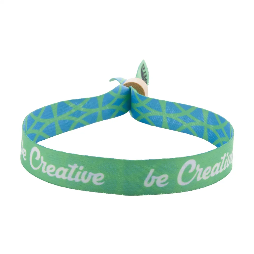 personalizowana opaska festiwalowa RPET SuboWrist Eco