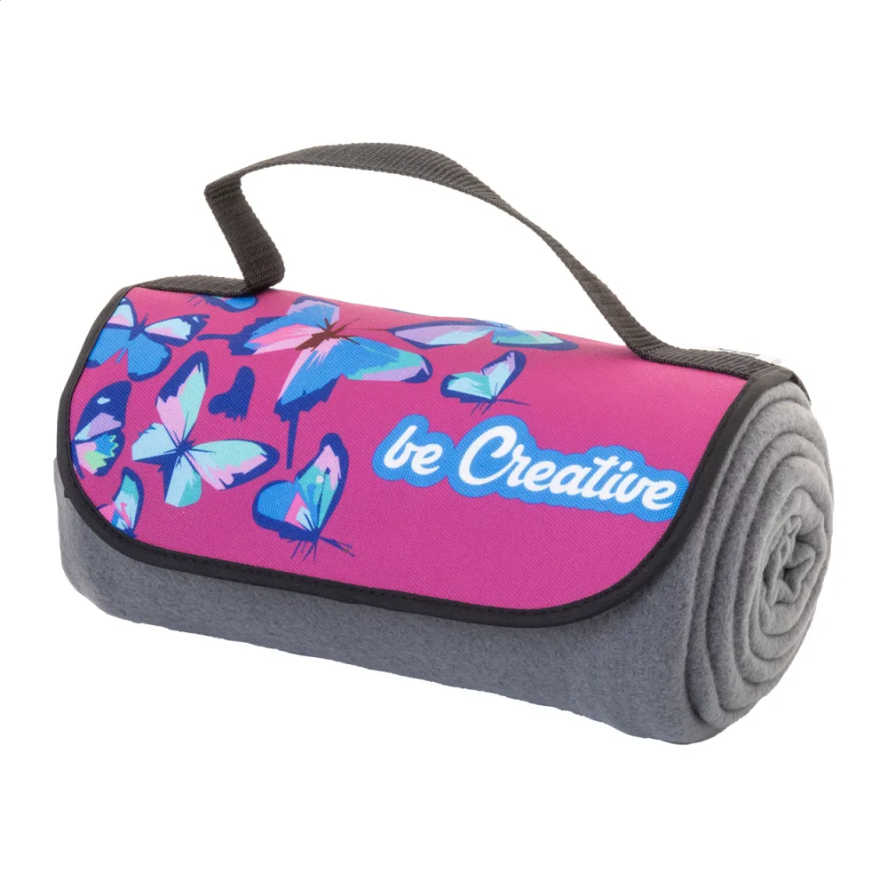 personalizowany koc polarowy RPET Reporta