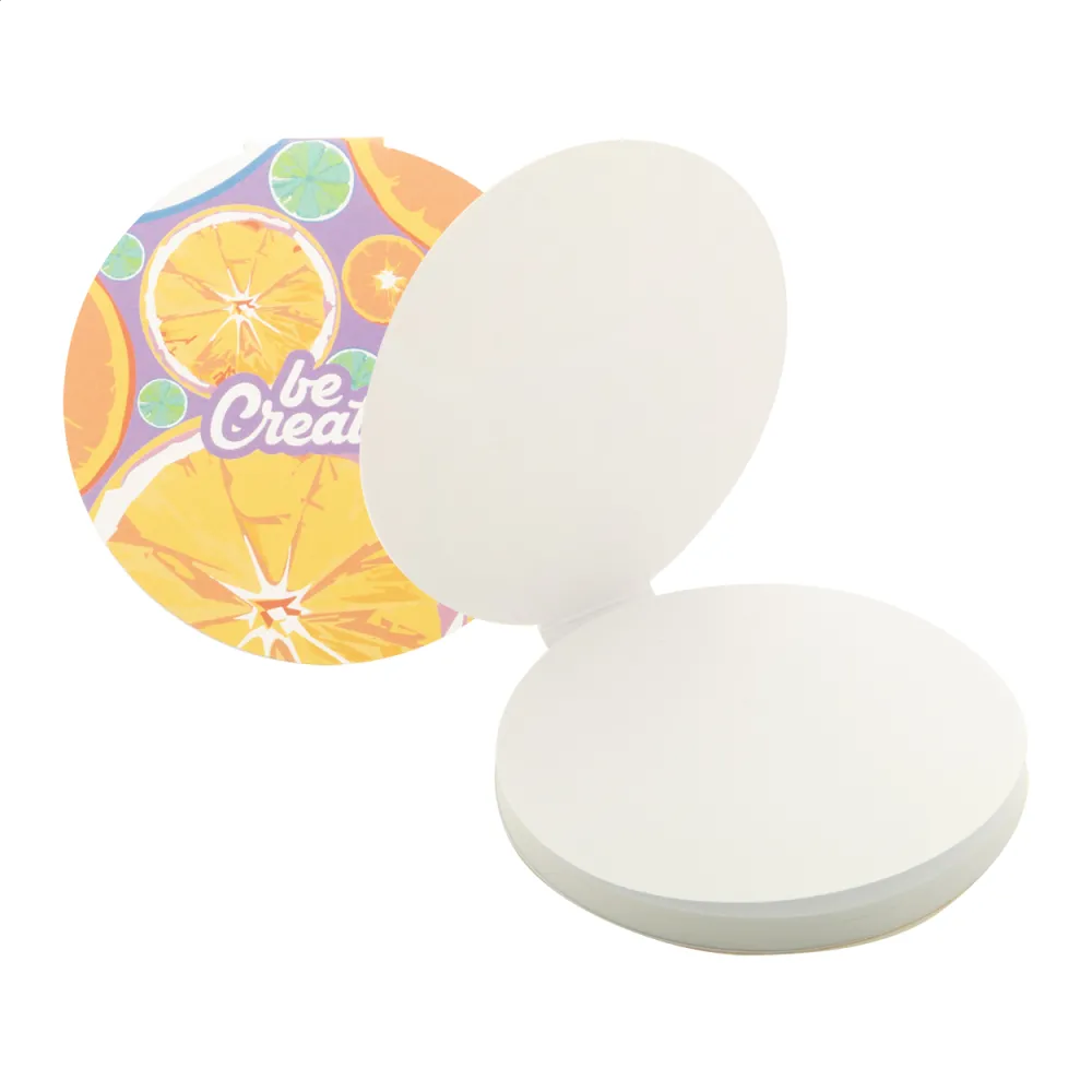personalizowany notatnik z kartkami samoprzylepnymi CreaStick Circle