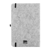 Notes z okładką z filcu RPET Refelt Note A5