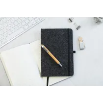 Notes z okładką z filcu RPET Refelt Note A5