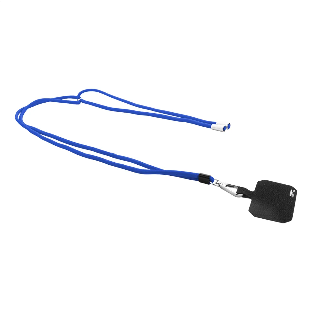 smycz RPET z uchwytem na telefon Corphon
