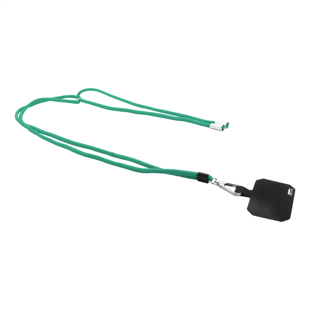 smycz RPET z uchwytem na telefon Corphon