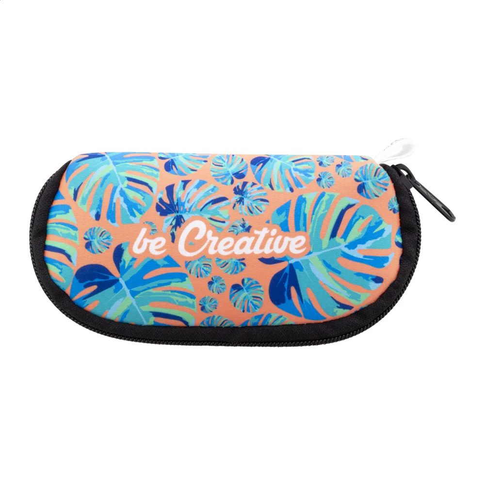 personalizowane etui na okulary przeciwsłoneczne RPET PrintSun Zip