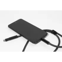 smycz, uchwyt na telefon, kabel 60W RPET HolCharge