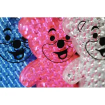 Brelok Teddy, czerwony