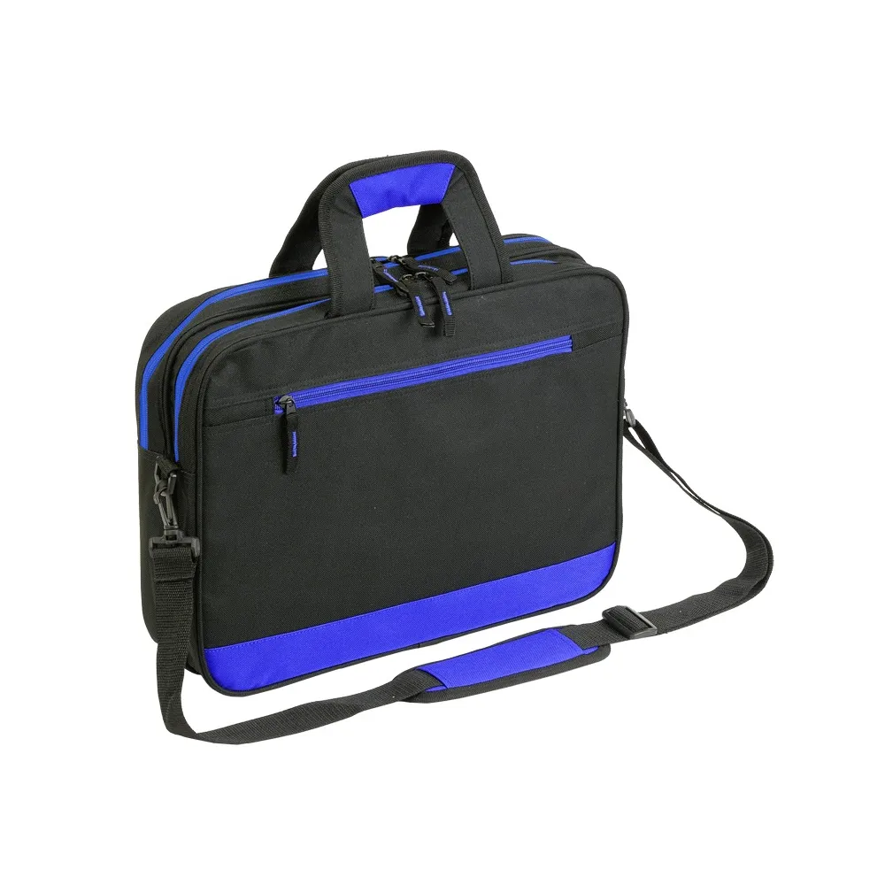 Torba na dokumenty Viterbo, niebieski/czarny