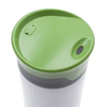Kubek termiczny Telescope 430 ml, biały/zielony