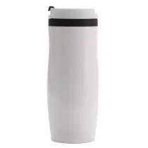 Kubek termiczny Viki 390 ml, czarny/biały