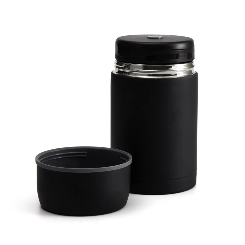Pojemnik próżniowy Termo 800 ml, czarny