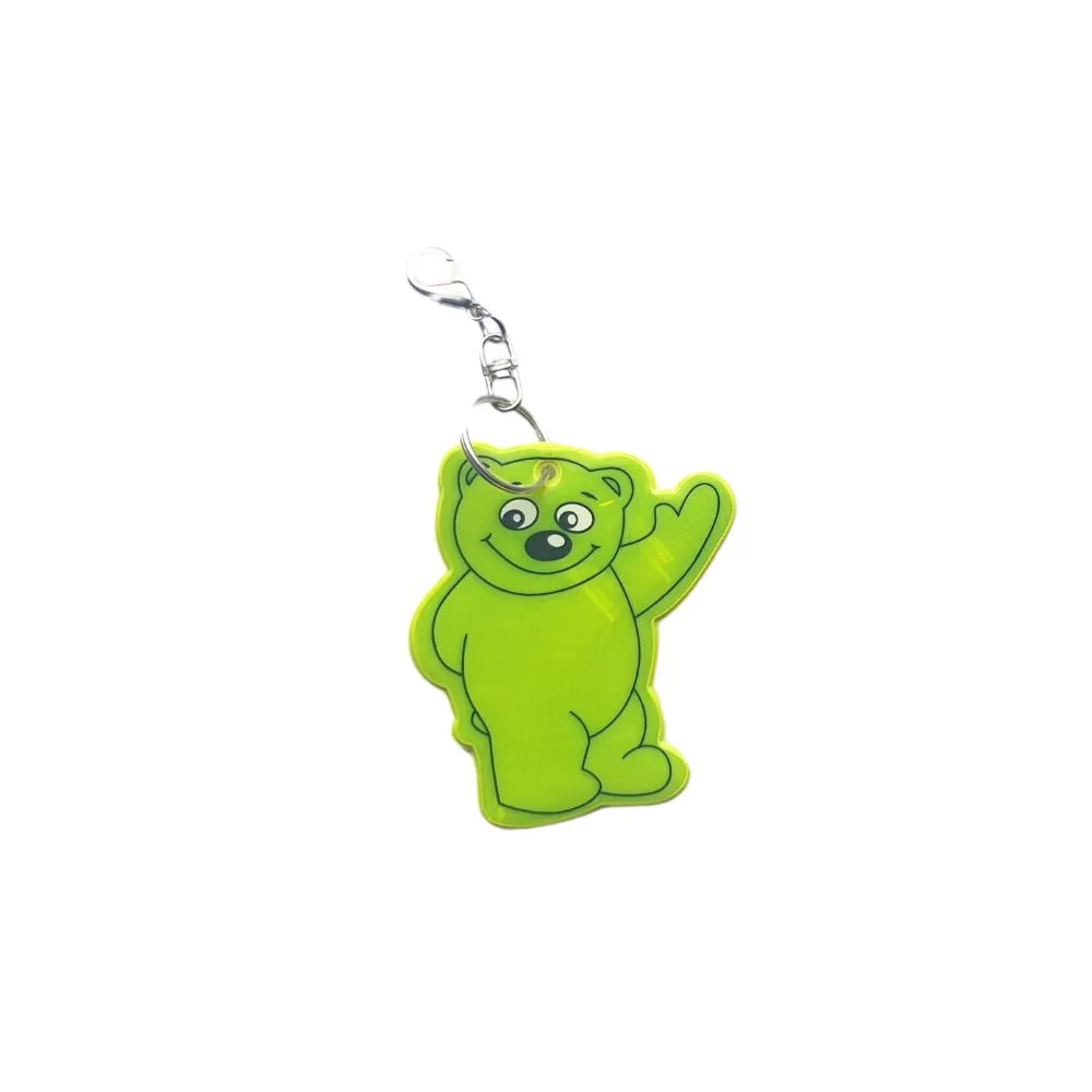 Brelok odblaskowy Beary, żółty