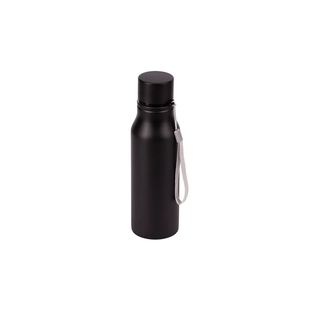 Bidon stalowy Fun Tripping 700 ml, czarny