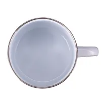 Kubek emaliowany Oldie 500 ml, biały - druga jakość