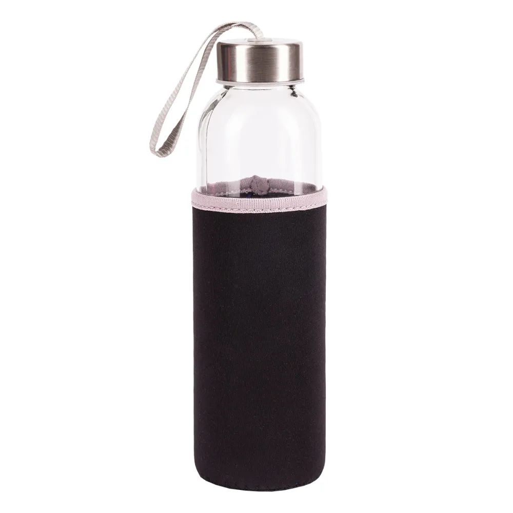Szklana butelka Vim 500 ml, czarny