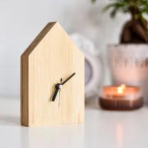 Zegar bambusowy La Casa, brązowy