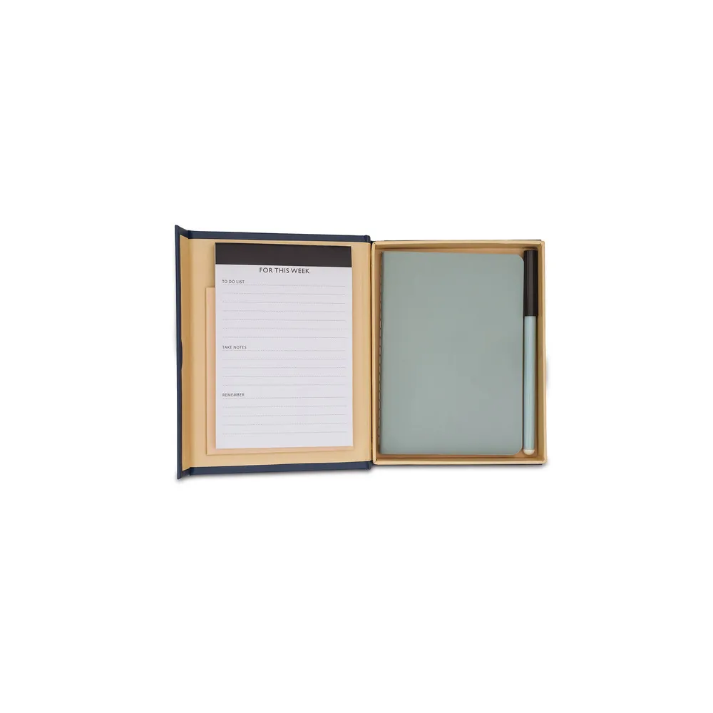 Notes i planner w upominkowym pudełku Kampa, granatowy