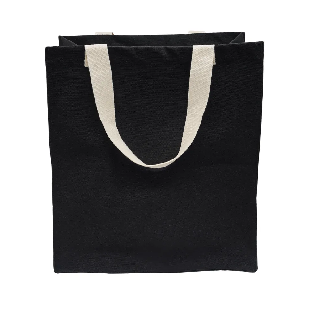 Torba z bawełny 340 g/m2 Lisburn, czarny