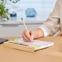 Planner biurkowy Melle, brązowy