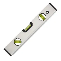 Aluminiowa poziomica Beno, srebrny