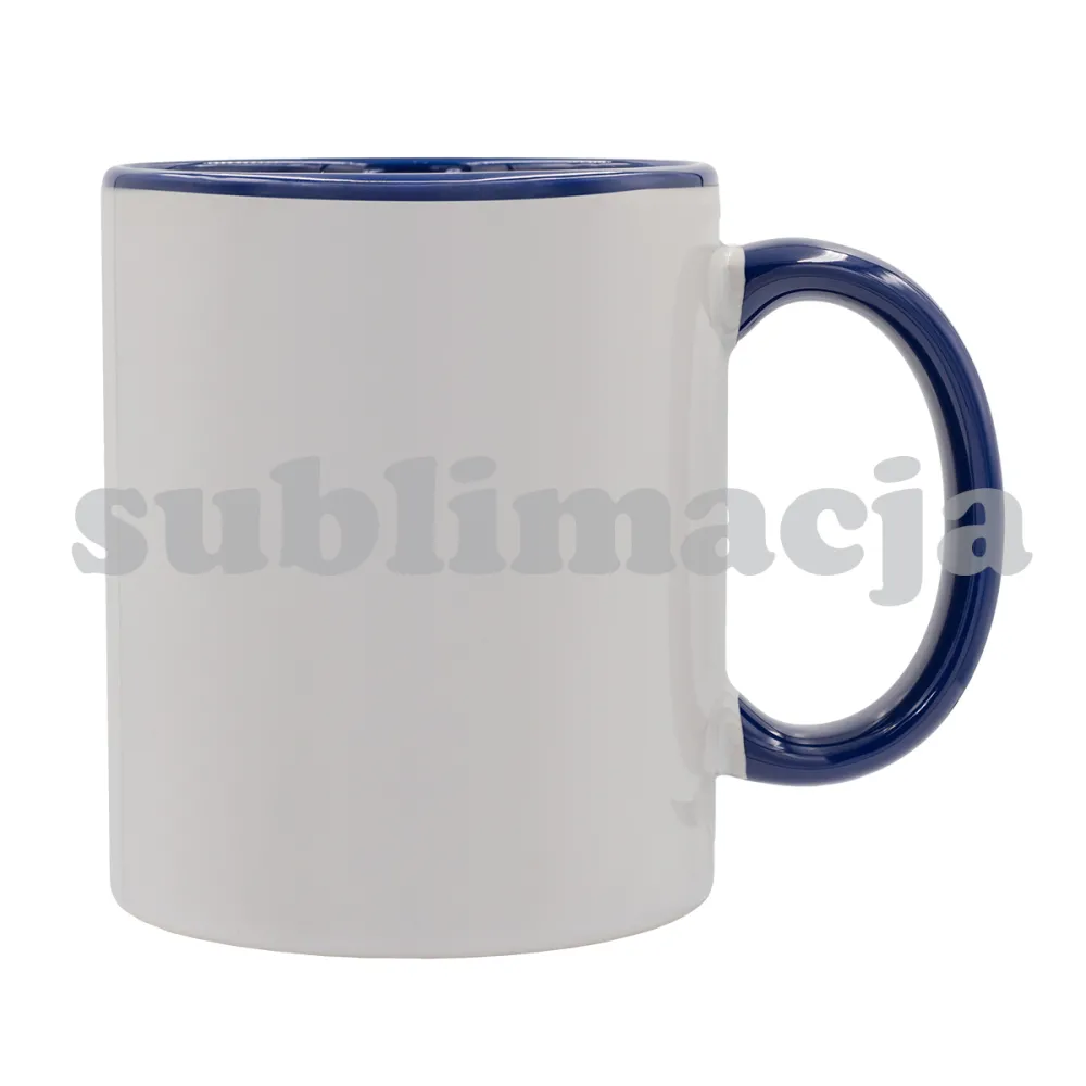 Kubek z powłoką sublimacyjną Gaeta 330 ml, granatowy