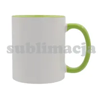 Kubek z powłoką sublimacyjną Gaeta 330 ml, jasny zielony