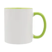 Kubek z powłoką sublimacyjną Gaeta 330 ml, jasny zielony