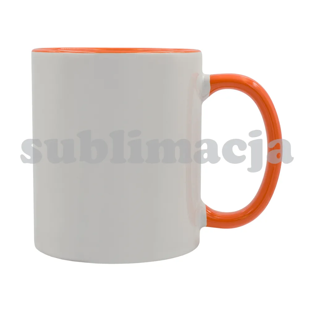 Kubek z powłoką sublimacyjną Gaeta 330 ml, pomarańczowy
