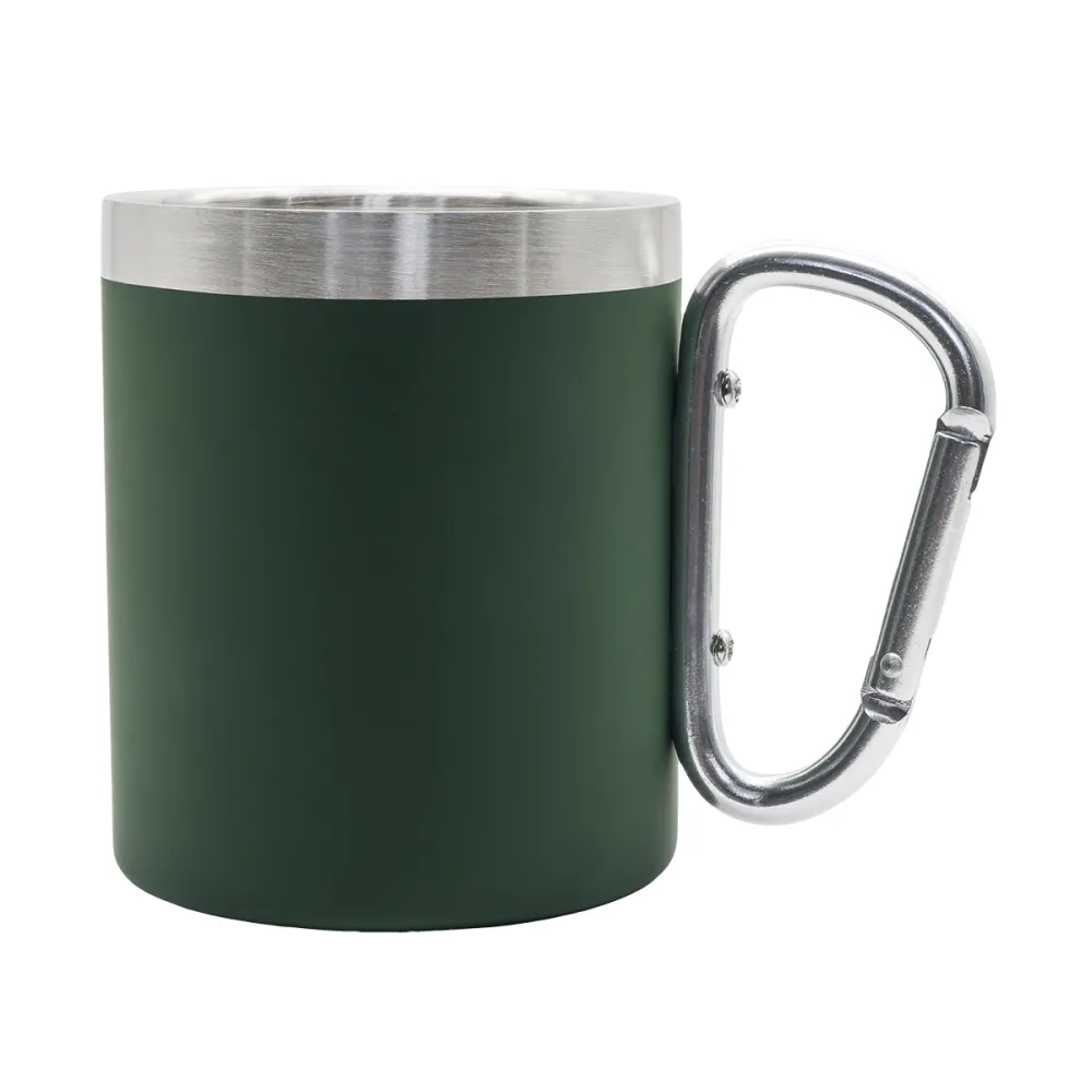 Kubek stalowy Magaro 300 ml, ciemny zielony
