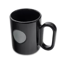 Kubek ceramiczny Pery 480 ml, czarny
