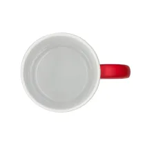 Kubek ceramiczny Velutti 350 ml, czerwony