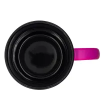 Kubek ceramiczny Velluto 350 ml, magenta