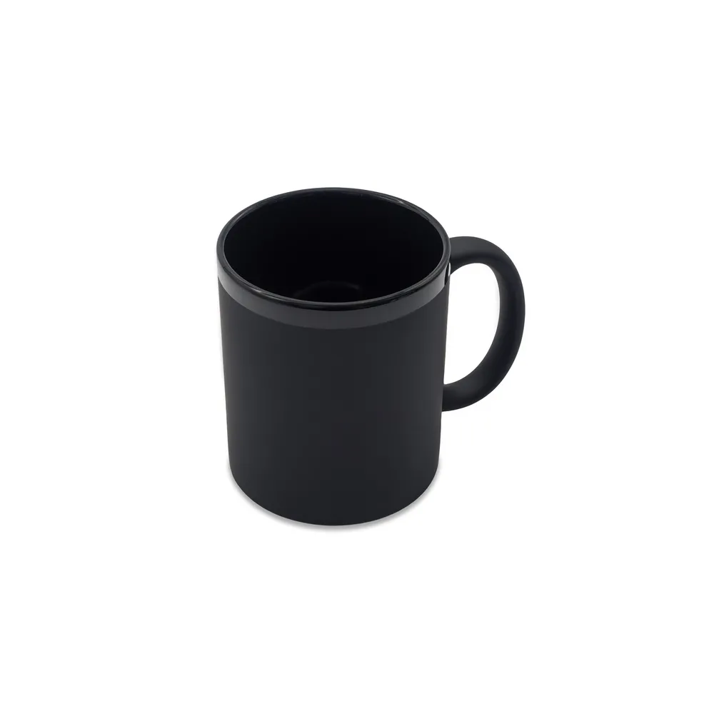 Kubek ceramiczny Velluto 350 ml, czarny