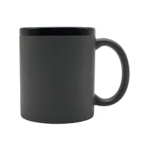 Kubek ceramiczny Velluto 350 ml, szary