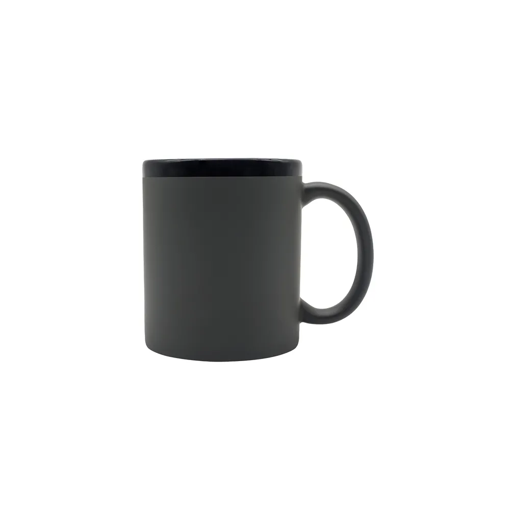 Kubek ceramiczny Velluto 350 ml, szary