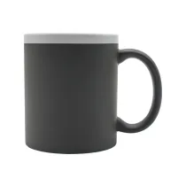 Kubek ceramiczny Velutti 350 ml, szary