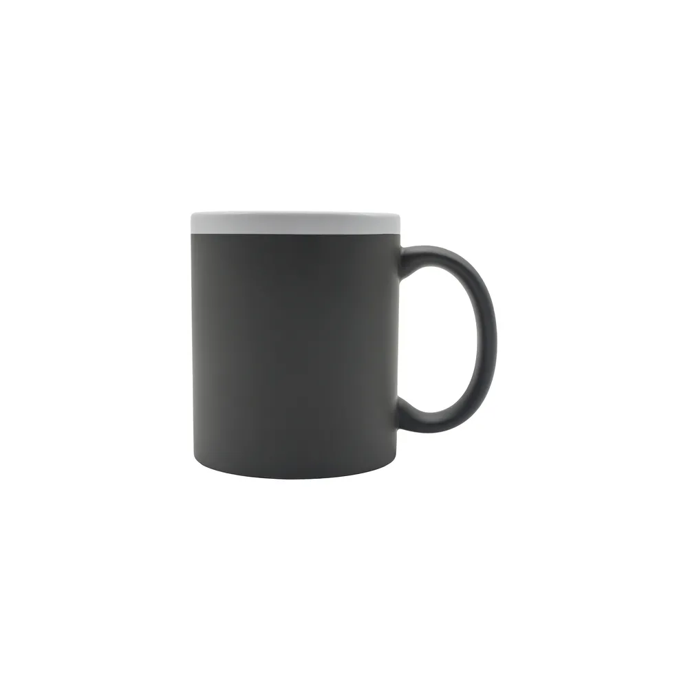 Kubek ceramiczny Velutti 350 ml, szary