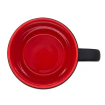 Kubek ceramiczny Esla 345 ml, czerwony